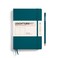 LEUCHTTURM1917 Notebook Hardcover Medium A5251 Numbered Pages for Writing and Journaling Pacific Green Plain