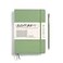 LEUCHTTURM1917 Notebook Hardcover Medium A5251 Numbered Pages for Writing and Journaling Sage Squared