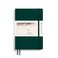 LEUCHTTURM1917 Notebook Softcover Medium A5123 Numbered Pages for Writing and Journaling Forest Green Plain