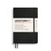 LEUCHTTURM1917 Notebook Softcover Medium A5123 Numbered Pages for Writing and Journaling Ruled Black