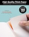 AISBUGUR Pocket Notebook Small Notebook 2Pack 37 x 57 Pocket Notebooks Hardcover with Thick Lined Paper Inner Pockets Cover Letter Embossing Design Mini Journal Notepad BlackBrown
