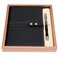 BenOpinion Hardcover Notebook Set Thick Classic Ruled Premium Paper Notebook with Pen Loop and Pen A5 192 Pages Soft Faux Leather Hardcover Cover with BuckleBlack