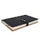 BenOpinion Hardcover Notebook Set Thick Classic Ruled Premium Paper Notebook with Pen Loop and Pen A5 192 Pages Soft Faux Leather Hardcover Cover with BuckleBlack