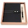 BenOpinion Hardcover Notebook Set Thick Classic Ruled Premium Paper Notebook with Pen Loop and Pen A5 192 Pages Soft Faux Leather Hardcover Cover with BuckleBlack