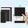 URSUNSHINE Graph Grid Paper NotebookJournal Classic JournalNotebook with Ribbon Divider Hardcover with Thick Paper 53 x 826 Banded Pen Holder Inner Pocket Black