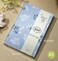 ipoul Floral Hardcover Journal for Writing Lined Notebook for women A5 200 Pages 6x8 Medium Size Notebook Floret Printed Fabric Linen Personal Journal Lay Flat Notebook Reading Journal Blue