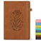 MUAHLIUB Lined Journal Notebook for Men Women A5 Brown Leather Journals for Writing 200 Pages College Ruled Journal Notebook Travel Daily Journal Notebook for Work School Note Taking 575 X 838