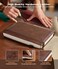 dilitego Lined Journal Notebook for Women Men 256 Numbered Pages Hardcover Leather Journals for Writing A5 Journaling Notebooks College Ruled Journal for Business Work School Note Taking 575 x 838 Bro