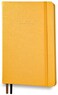 Minimalism Art Premium Hard Cover Notebook Journal Medium Size A5 58 x 83 186NumberedPages GussetedPocket Ribbon Bookmark Extra Thick InkProofPaper120gsm Plain Amber