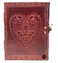 MONTEXOO Leather Journal Notebook for Women Men Celtic Heart Leather Journals for Writing 6 x 8 inches Lined paper 200 pages Handmade Vintage Sketch book Gift Brown