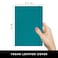 PAPERAGE Blank Journal Notebook Turquoise 160 Pages Medium 56 in x 8 in 100 GSM Thick Paper Hardcover Journaling Notebook for Work School Note Taking or Sketching
