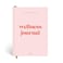 Papier Daily Wellness Journal Diary Baby Pink 846 L x 602 W Hardback Cover Wellbeing Gratitude Mindset Diary for Personal Growth Mindfulness Reflection Track Goals Sleep Lifestyle