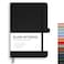 RETTACY Blank Journal Notebook 192 Pages A5 Medium Size 57 x 83 Leather Hardcover 100 GSM Thick Paper for Sketching Drawing Painting Black