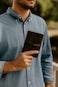 RILIHO Leather Journal Notepad Small Notebook 48x65 Inches Mini Journal Retro Premium Planner Lined Diary Vintage Style Ideal for Women and Men Artists Travelers Dark Brown