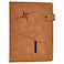 The Amazing Office Compass Rose Refillable Journal 5x8 Faux Leather Notebook with Snap Closure and 200 Lined Pages Writing Diary for Women and Men Daily Planner Travel Journal or Gift