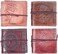 TUZECH Handmade Leather Bound Book of Shadows Mini Notebook Blank Unlined Small Pocket Tiny Journal For Office Artist Architect Personal Note Vintage Diary for Women and Men Rose Miniature Set of 4