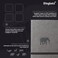 Dingbats* Notebooks Wildlife Grid Reporter A6 Notebook PU Leather Hardcover Pocket Journal for Work Travel Pocket Elastic Closure Pen Holder Bookmark
