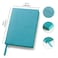 WS MATE Daily to Do Checklist Notebook Task Management Organizer Planner Hardcover Ribbon Bookmark 41 x 58 A6 size 110 Sheets Blue