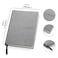 WS MATE Daily to Do Checklist Notebook Task Management Organizer Planner Hardcover Ribbon Bookmark 41 x 58 A6 size 110 Sheets Grey