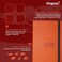 Dingbats* Notebooks Dingbats Wildlife Lined Pocket Notebook Orange Tiger A6 Hardcover Cream 100gsm InkProof Paper Includes Pocket Elastic Closure Bookmark