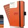Dingbats* Notebooks Dingbats Wildlife Lined Pocket Notebook Orange Tiger A6 Hardcover Cream 100gsm InkProof Paper Includes Pocket Elastic Closure Bookmark