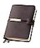 Robrasim Refillable Handmade Travelers Notebook Leather Travel Journal Notebook for Men Women Perfect for Writing Gifts Travelers Small Size 52 x 4 Inches Coffee