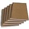 YUREE A5 Spiral Notebook Lined 100gsm Thick Paper Hard Kraft Cover 60 Sheets 120 Pages 835 x 59 Brown 5 Pack