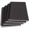 YUREE Notebook Spiral Journal Lined A5 100gsm Thick Paper Hard Kraft Cover 60 Sheets 120 Pages 84 x 6 Gray 4 Pack
