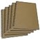 YUREE Spiral Notebook Lined B5 Soft Cover Spiral Journal 5 Notebooks Per Pack 60 Sheets 120 Pages 102 x 72 Brown