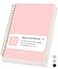 FLYING EAGLE 85 x 11 Large Graph Notebook Journal Spiral Graph Grid Notebook 210 Pages Hardcover Notebook Engineering Paper Notebook Graphing Notebook for Men Women Pink