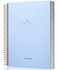 FLYING EAGLE 85 x 11 Large Graph Notebook Journal Spiral Graph Grid Notebook 210 Pages Hardcover Notebooks Engineering Paper Notebook Graphing Notebook for Men Women Blue