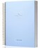 FLYING EAGLE 85 x 11 Large Graph Notebook Journal Spiral Graph Grid Notebook 210 Pages Hardcover Notebooks Engineering Paper Notebook Graphing Notebook for Men Women Blue