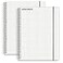 WRENBEN A5 Spiral Notebook 120gsm Graph Paper Notebook 160 Pages Per Hardcover Grid Notebooks 57 x 83 Inches 2 Pack