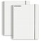 WRENBEN A5 Spiral Notebook 120gsm Graph Paper Notebook 160 Pages Per Hardcover Grid Notebooks 57 x 83 Inches 2 Pack