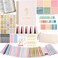 Flasoo 79 Pack Bible Study Supplies Journaling Kit for Women Prayer Journal Note Taking Annotation Kit Bible Tabs and Highlighters Set with Pencil Case and More Bible Study Tools