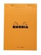 Rhodia Notepad No16 A5 Plain Blank Orange