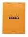 Rhodia Notepad No16 A5 Plain Blank Orange