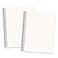RETTACY Blank Journal Notebook 2Pack 160 Pages per Pack B5 Medium Size 76 10 100 GSM Thick Paper Spiralbound Flexible Plastic Cover for Sketching Drawing Painting