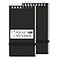BEYONG Small Pocket Notebook Mini Notepad Spiral Notebooks Note Pads Black 3x5