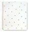 kate spade new york Large College Ruled Notebook 11 x 95 Spiral Notebook with 160 Pages Gold Dot with Script