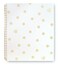 kate spade new york Large College Ruled Notebook 11 x 95 Spiral Notebook with 160 Pages Gold Dot with Script