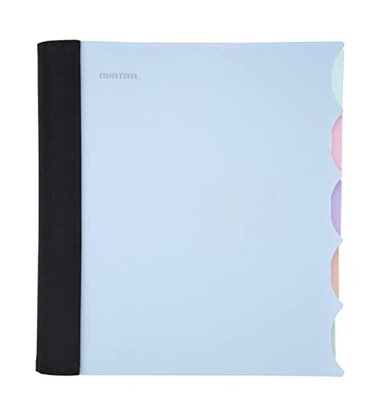 Mintra Office Durable PREMIUM Spiral Notebook Arctic Ice 5 Subject 85in x 11in