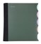 Mintra Office Durable PREMIUM Spiral Notebook Green Olive 5 Subject 85in x 11in