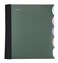 Mintra Office Durable PREMIUM Spiral Notebook Green Olive 5 Subject 85in x 11in