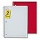 1InTheOffice Graph Paper Spiral Notebook 1 Subject Spiral Notebook Grid Notebook 8 x 105 70 Sheets Red 2 Pack