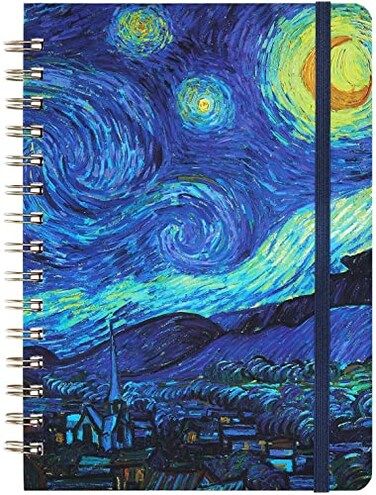 Frasukis Ruled JournalNotebook Lined Journal with Premium Thick Paper College NotebookJournal 85 X 6 with Exquisite Inner Pocket Strong TwinWire Binding Waterproof Hardcover for Home School
