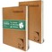 le vent 2 pack Grid Paper Large Spiral Notebook 85 x 11 with 100gsm Thick Paper Square Graph Quad Ruled Notebooks for Math Science Engineering 200 Pages of Lay Flat Ink Proof Paper A4