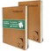 le vent 2 pack Grid Paper Large Spiral Notebook 85 x 11 with 100gsm Thick Paper Square Graph Quad Ruled Notebooks for Math Science Engineering 200 Pages of Lay Flat Ink Proof Paper A4
