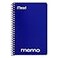 Mead 12 Pack Memo Book College Ruled 6 x 4 Wirebound 40 Sheets Assorted by MEAD
