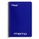 Mead 12 Pack Memo Book College Ruled 6 x 4 Wirebound 40 Sheets Assorted by MEAD